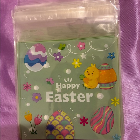 Lg Easte Bundle-Favor Bag (80) Lg Favor Bag (50) Door Cover-Basket Grass-Sticker - Picture 7 of 16